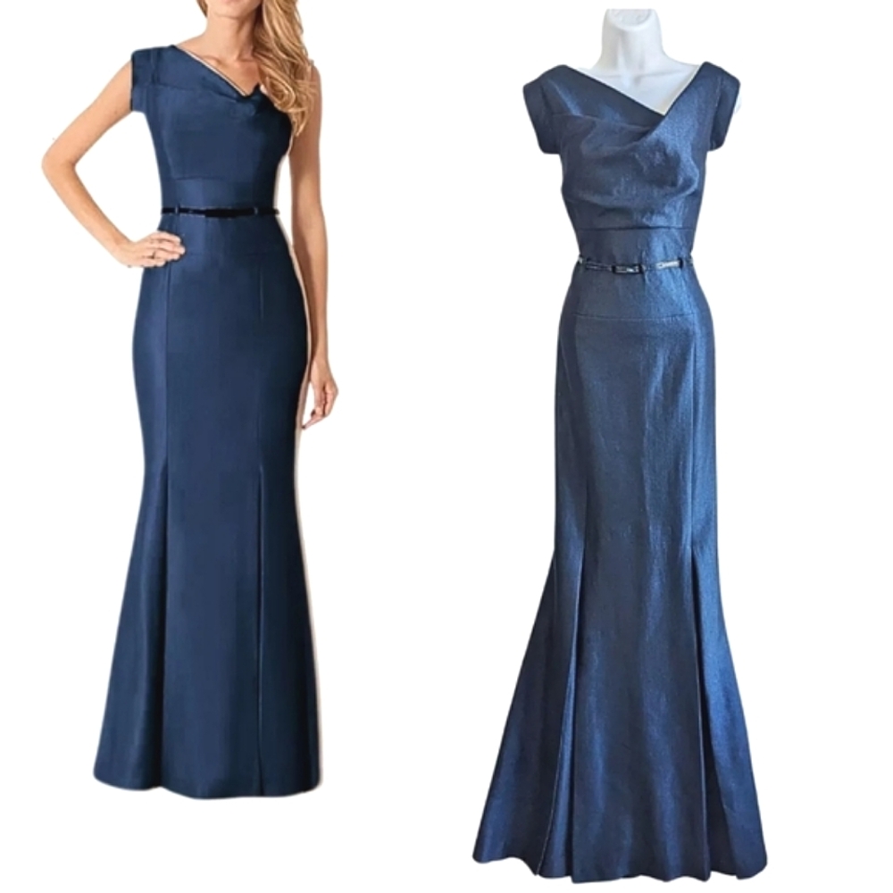 Black Halo Eve Laurel Berman Jackie-O Bouvier Formal Black-Tie Gown Maxi Dress
